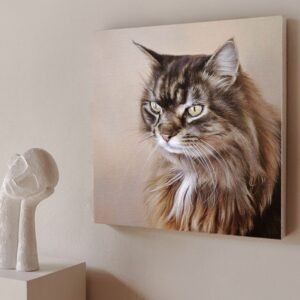 Hand drawn pet oil painting customization