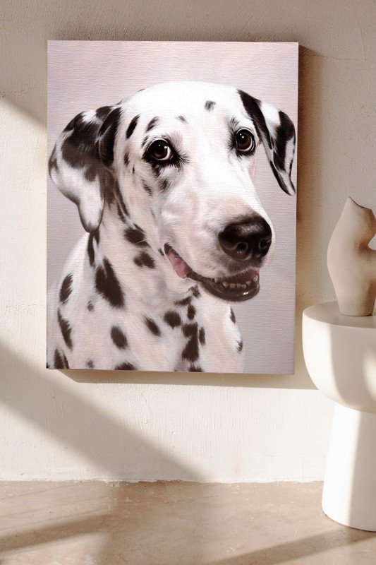 Hand drawn pet oil painting customization