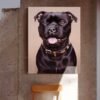Hand drawn pet oil painting customization