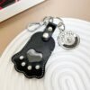 Claw print keychain - can store pet hair