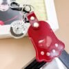 Claw print keychain - can store pet hair